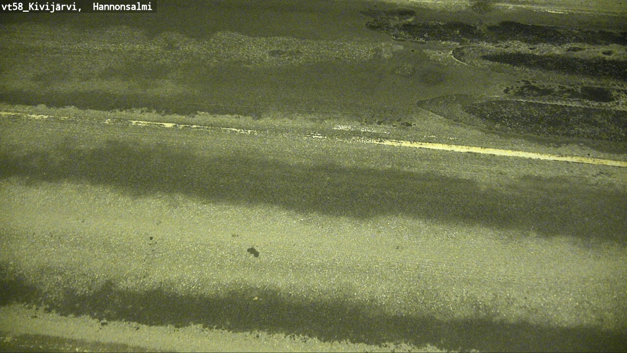 Weather Camera Image Road 58 Kivijärvi, Hannonsalmi, Kivijärvi, Keski-Suomi