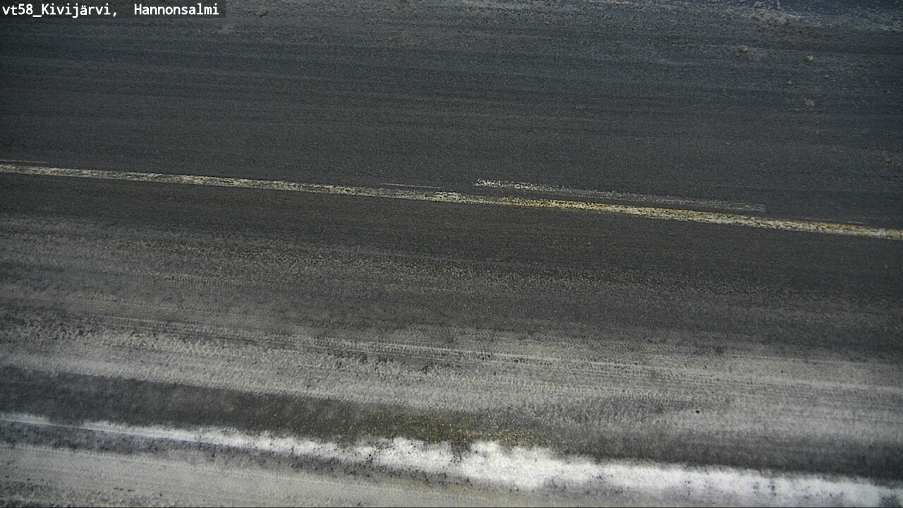 Weather Camera Image Road 58 Kivijärvi, Hannonsalmi, Kivijärvi, Keski-Suomi