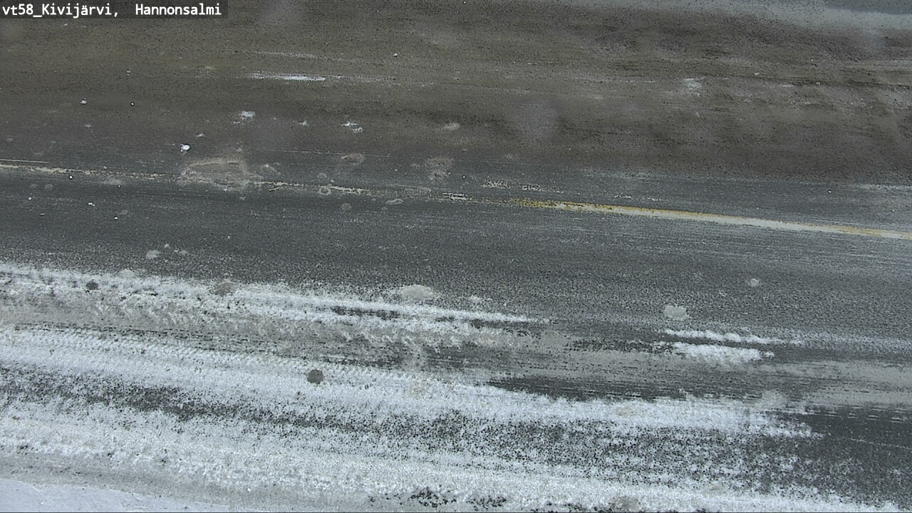 Weather Camera Image Road 58 Kivijärvi, Hannonsalmi, Kivijärvi, Keski-Suomi