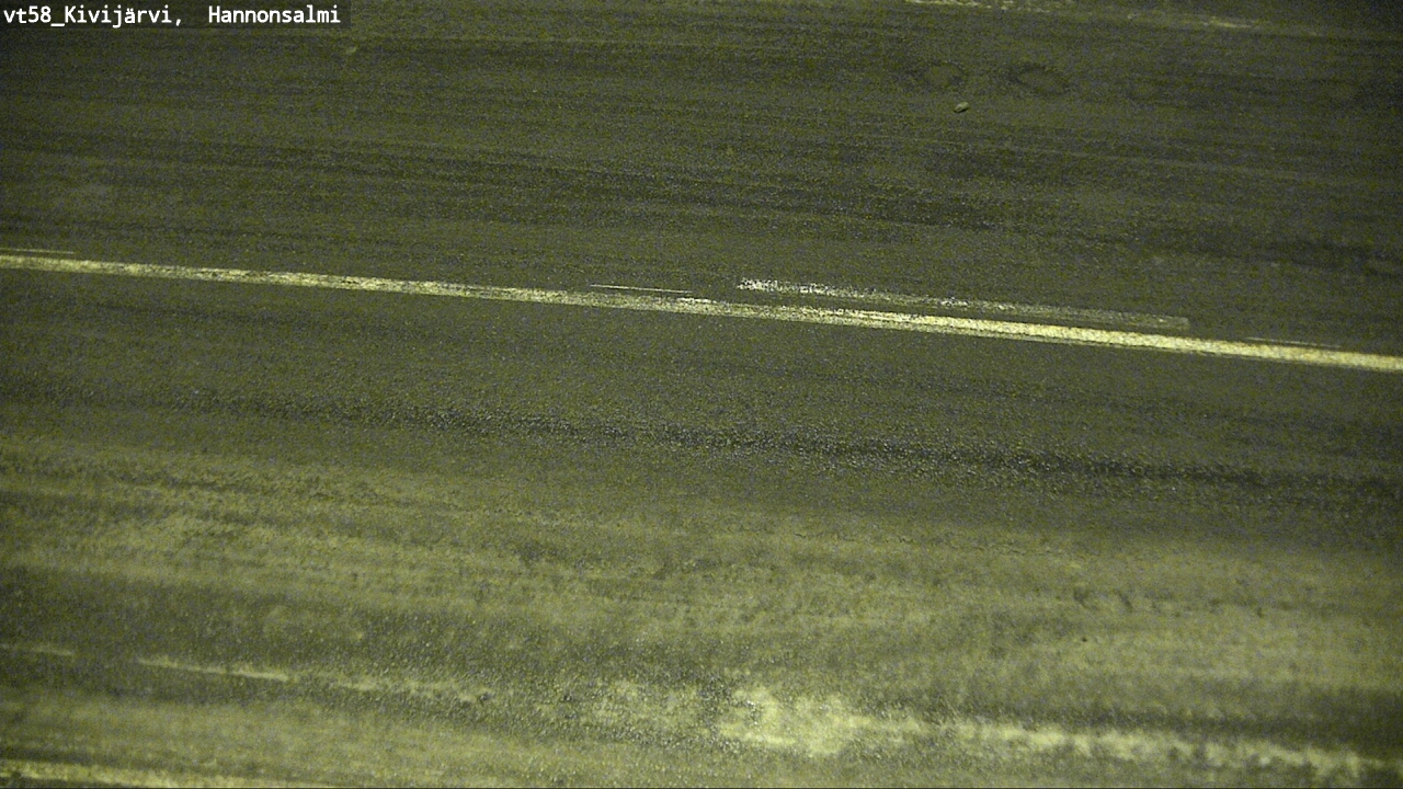Weather Camera Image Road 58 Kivijärvi, Hannonsalmi, Kivijärvi, Keski-Suomi