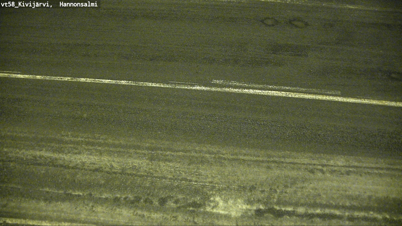 Weather Camera Image Road 58 Kivijärvi, Hannonsalmi, Kivijärvi, Keski-Suomi