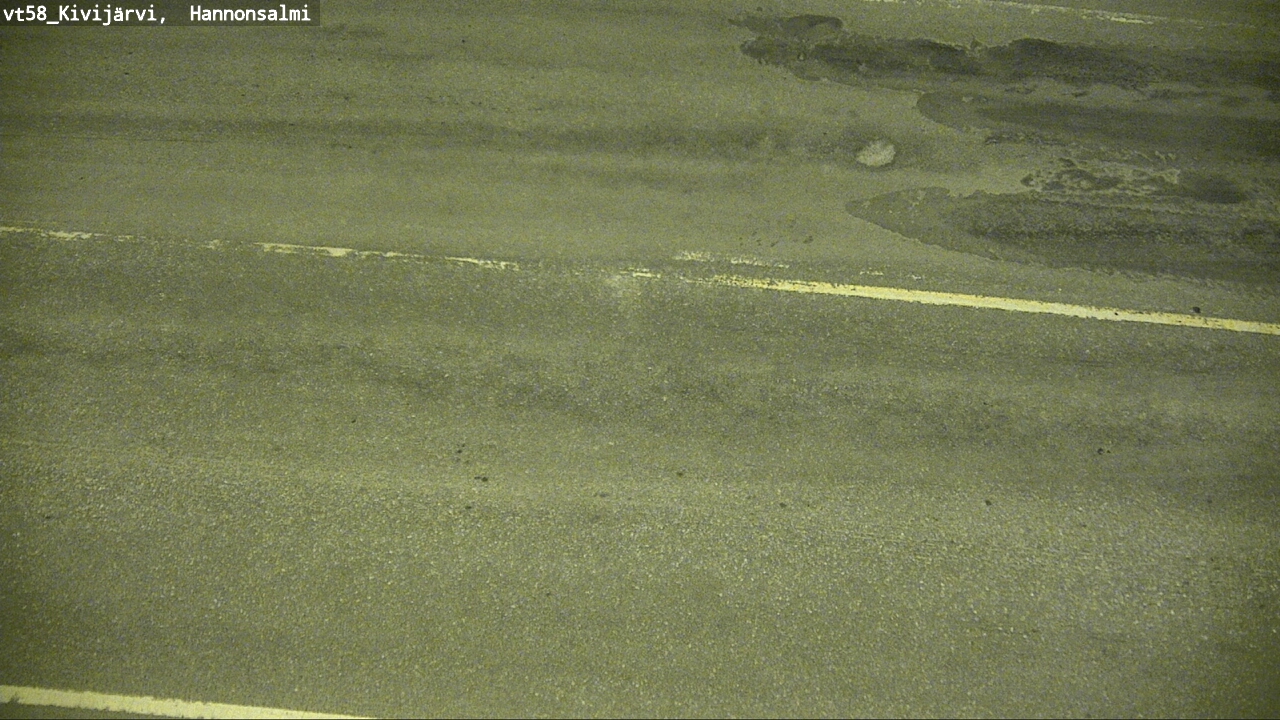 Weather Camera Image Road 58 Kivijärvi, Hannonsalmi, Kivijärvi, Keski-Suomi