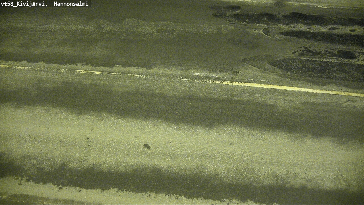 Weather Camera Image Road 58 Kivijärvi, Hannonsalmi, Kivijärvi, Keski-Suomi