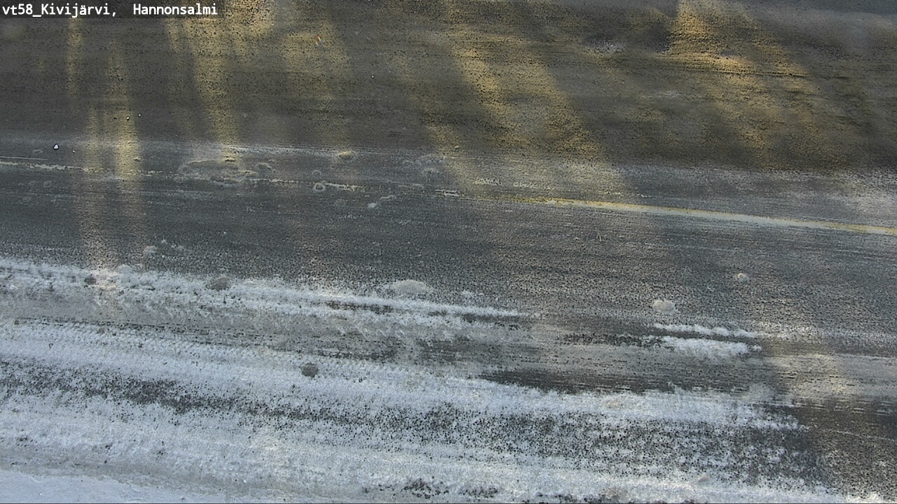 Weather Camera Image Road 58 Kivijärvi, Hannonsalmi, Kivijärvi, Keski-Suomi