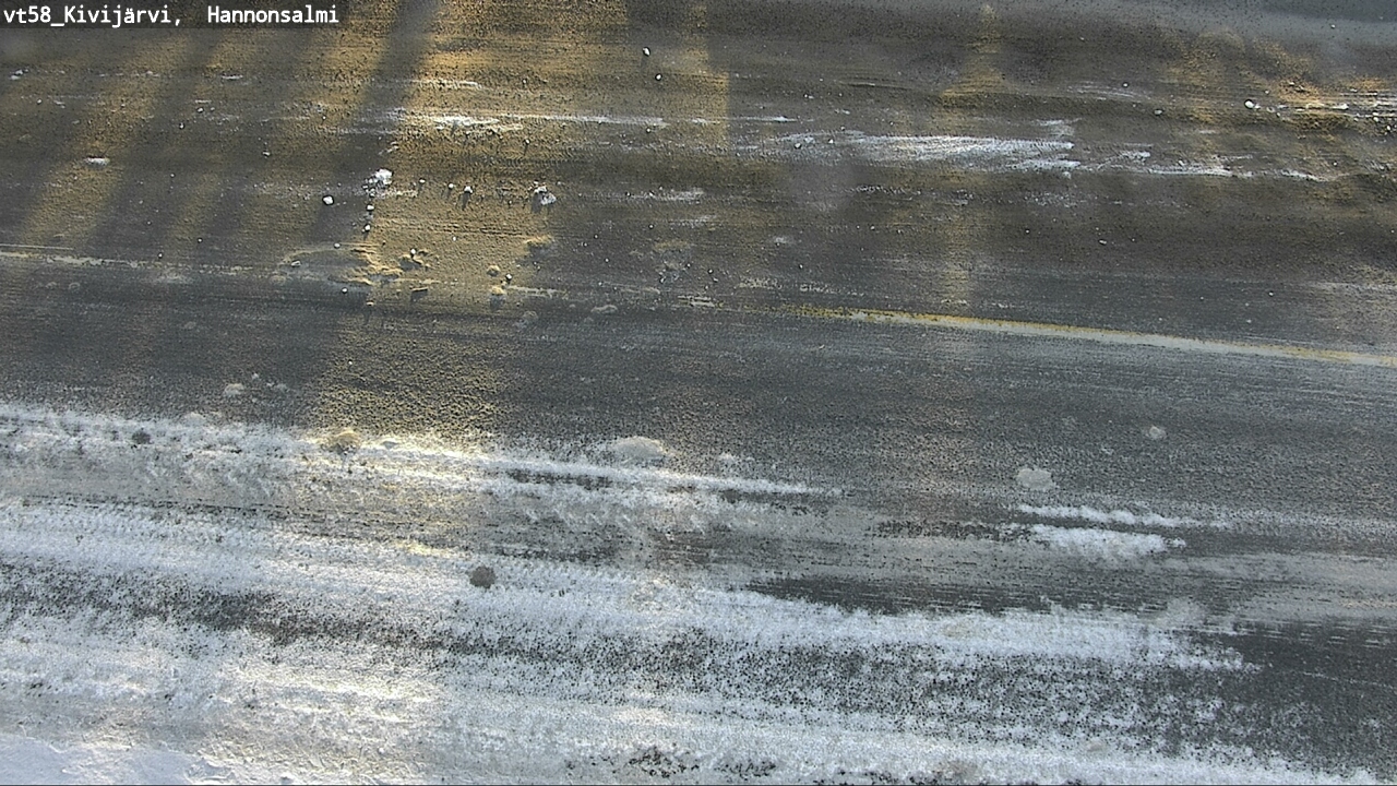 Weather Camera Image Road 58 Kivijärvi, Hannonsalmi, Kivijärvi, Keski-Suomi