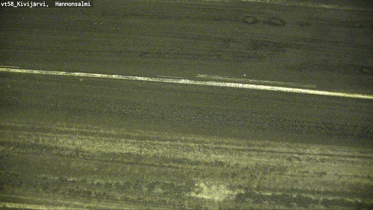 Weather Camera Image Road 58 Kivijärvi, Hannonsalmi, Kivijärvi, Keski-Suomi