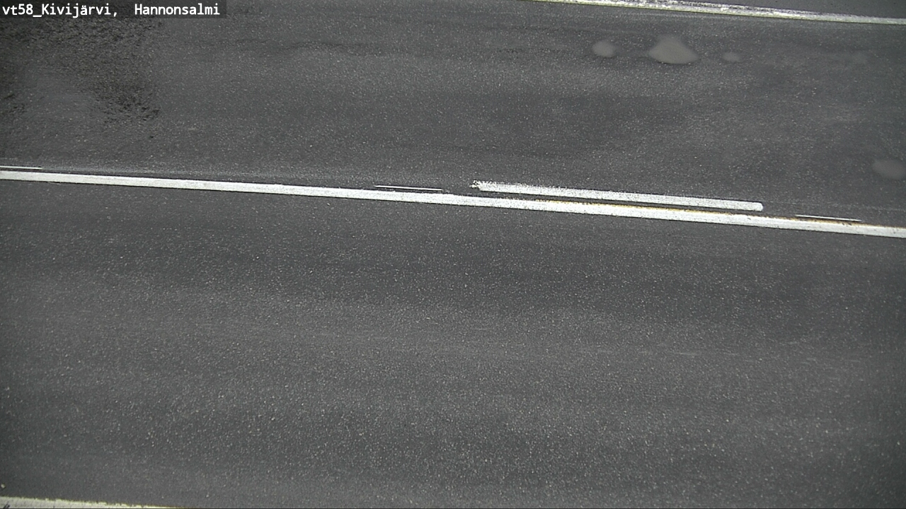 Weather Camera Image Väg 58 Kivijärvi, Hannonsalmi, Kivijärvi, Keski-Suomi