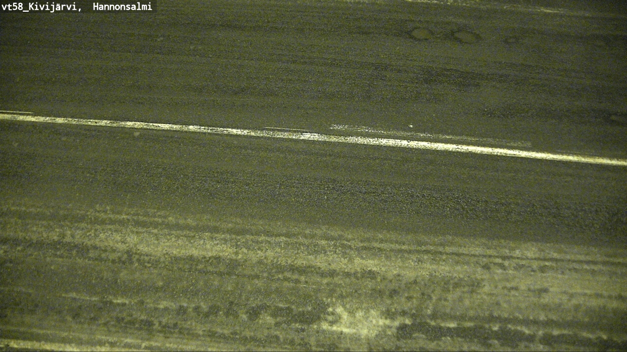 Weather Camera Image Road 58 Kivijärvi, Hannonsalmi, Kivijärvi, Keski-Suomi