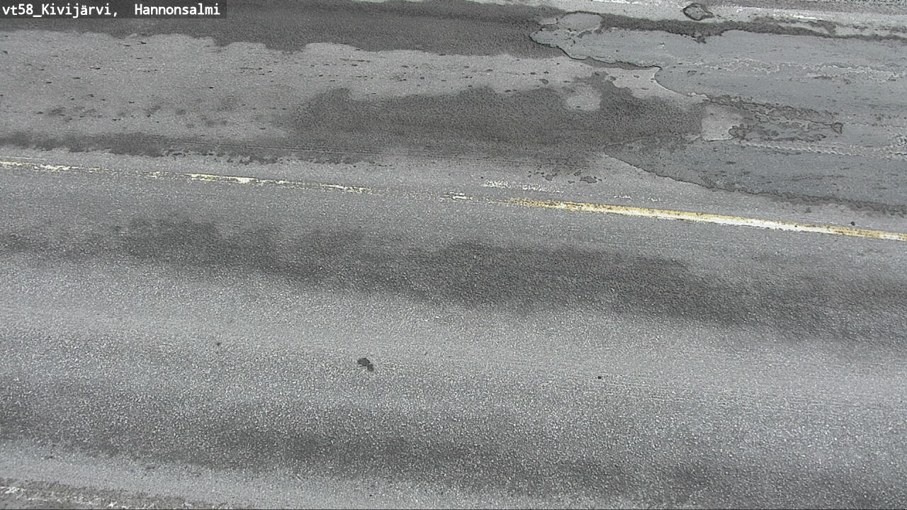 Weather Camera Image Road 58 Kivijärvi, Hannonsalmi, Kivijärvi, Keski-Suomi