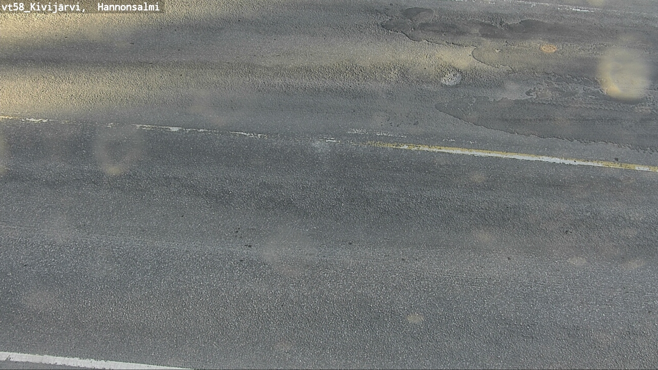 Weather Camera Image Road 58 Kivijärvi, Hannonsalmi, Kivijärvi, Keski-Suomi