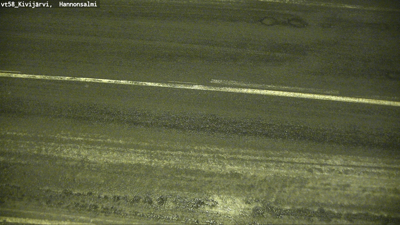 Weather Camera Image Road 58 Kivijärvi, Hannonsalmi, Kivijärvi, Keski-Suomi