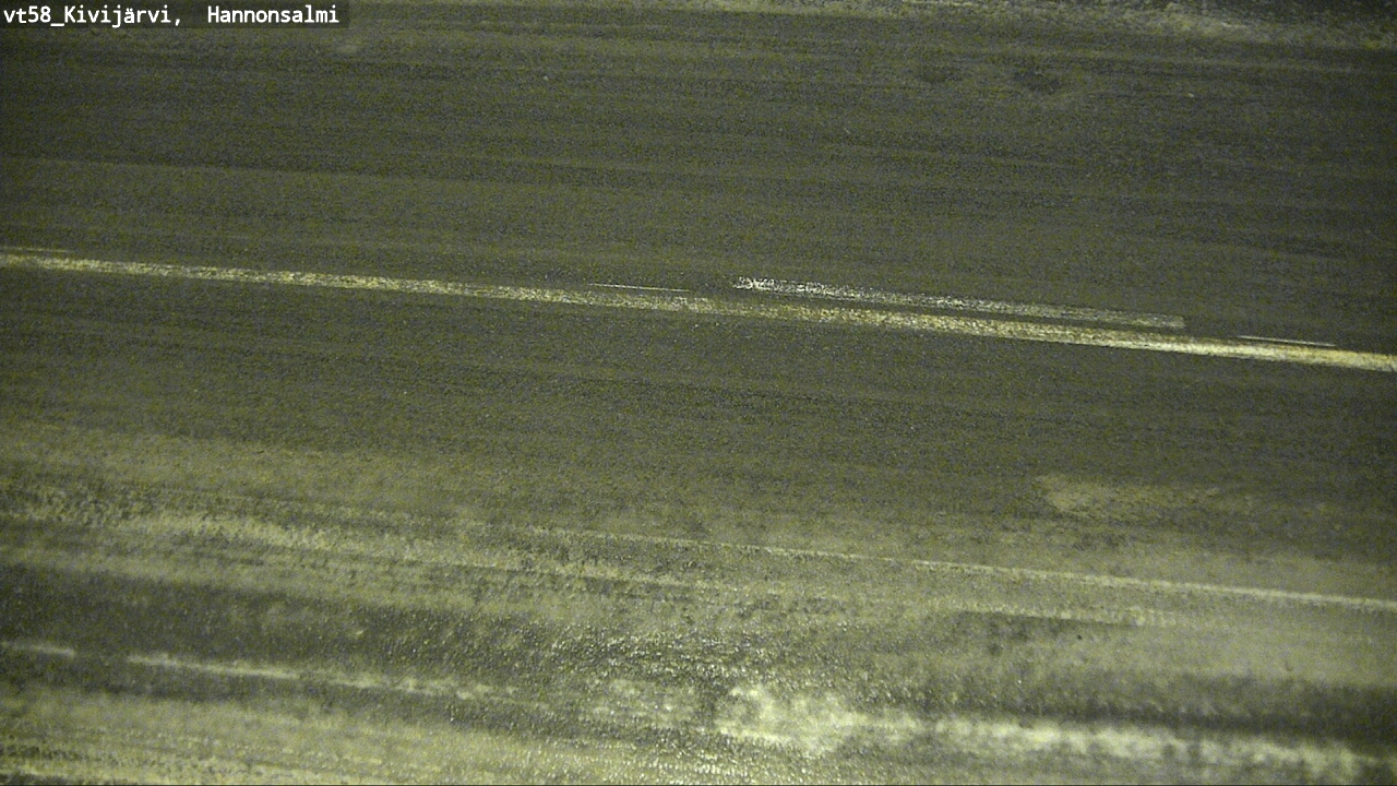 Weather Camera Image Road 58 Kivijärvi, Hannonsalmi, Kivijärvi, Keski-Suomi