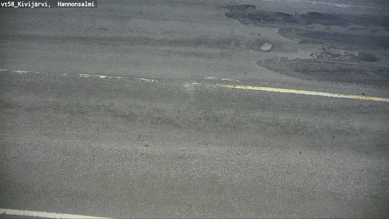Weather Camera Image Road 58 Kivijärvi, Hannonsalmi, Kivijärvi, Keski-Suomi