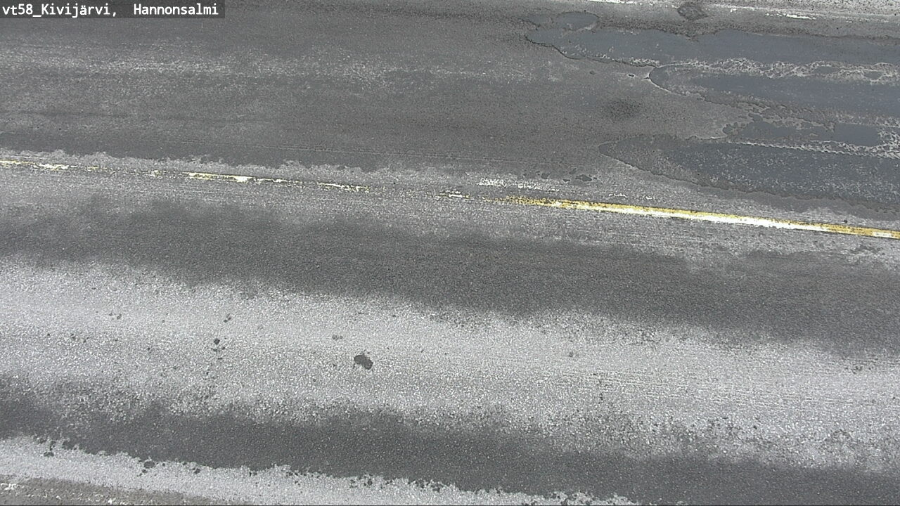 Weather Camera Image Road 58 Kivijärvi, Hannonsalmi, Kivijärvi, Keski-Suomi