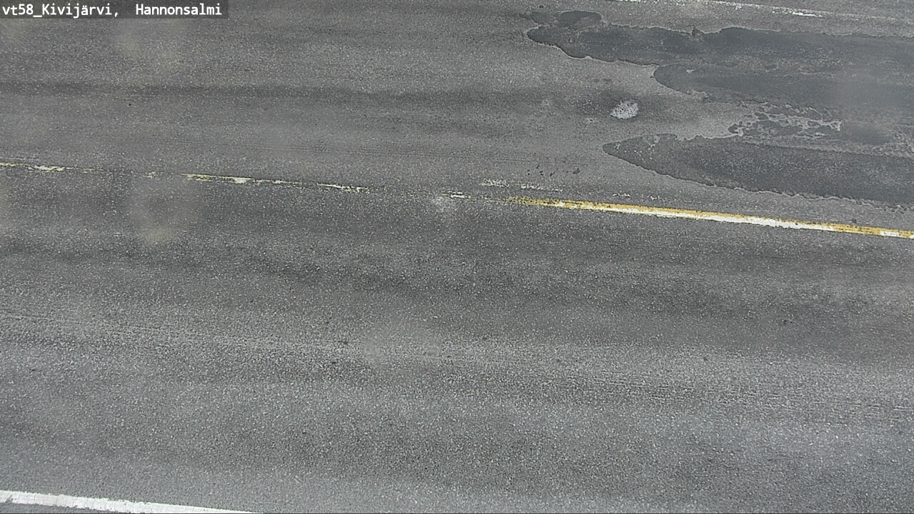 Weather Camera Image Road 58 Kivijärvi, Hannonsalmi, Kivijärvi, Keski-Suomi
