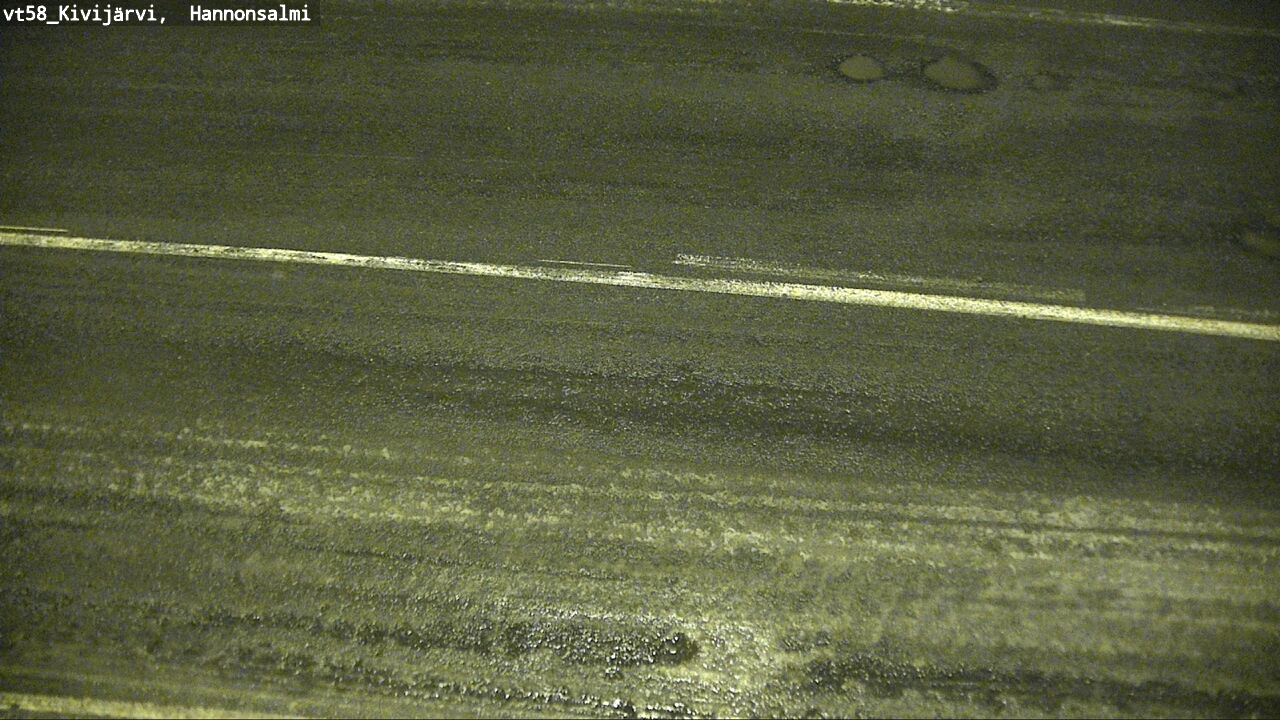 Weather Camera Image Road 58 Kivijärvi, Hannonsalmi, Kivijärvi, Keski-Suomi