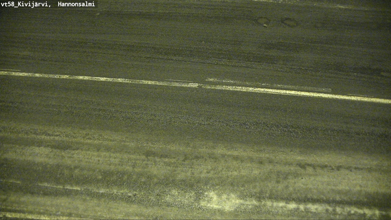Weather Camera Image Road 58 Kivijärvi, Hannonsalmi, Kivijärvi, Keski-Suomi