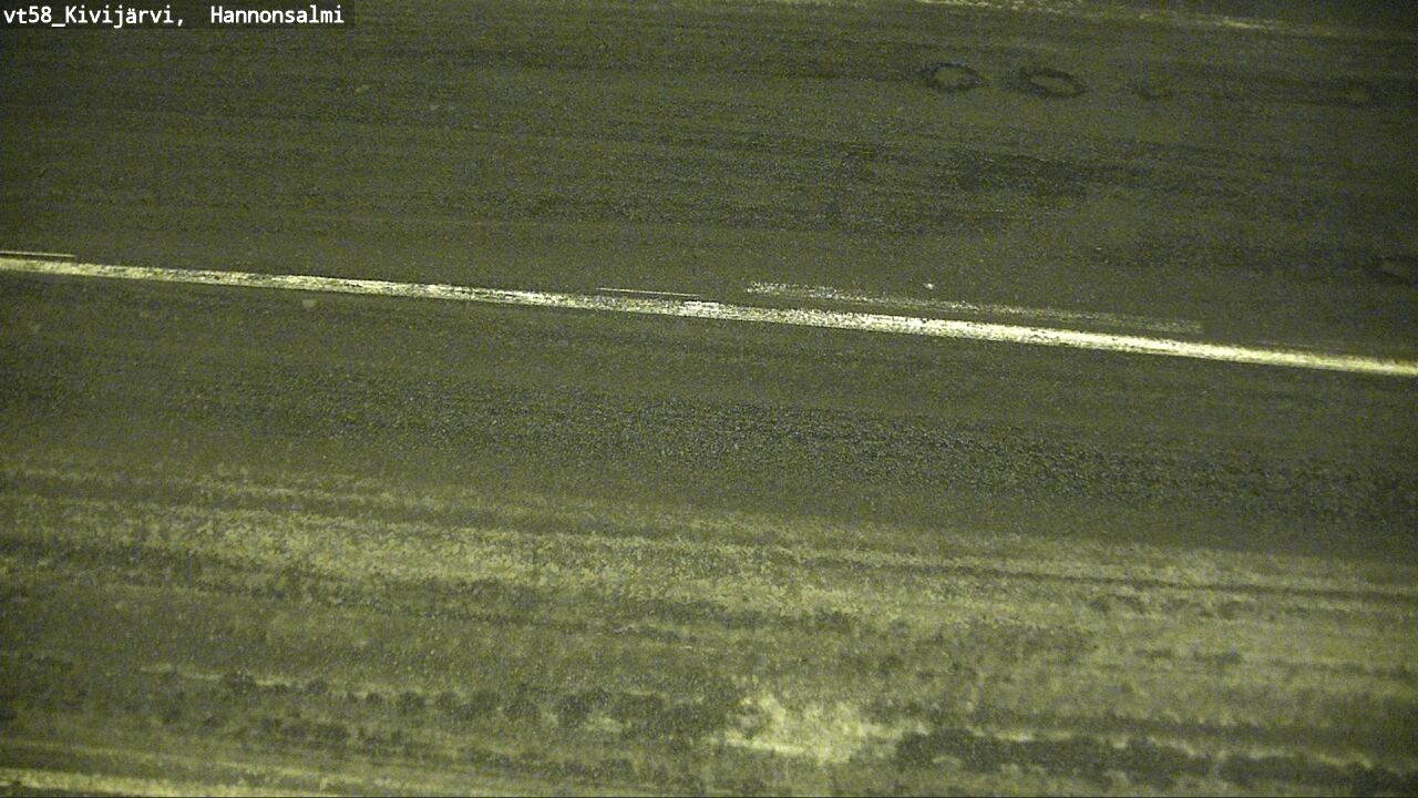 Weather Camera Image Road 58 Kivijärvi, Hannonsalmi, Kivijärvi, Keski-Suomi