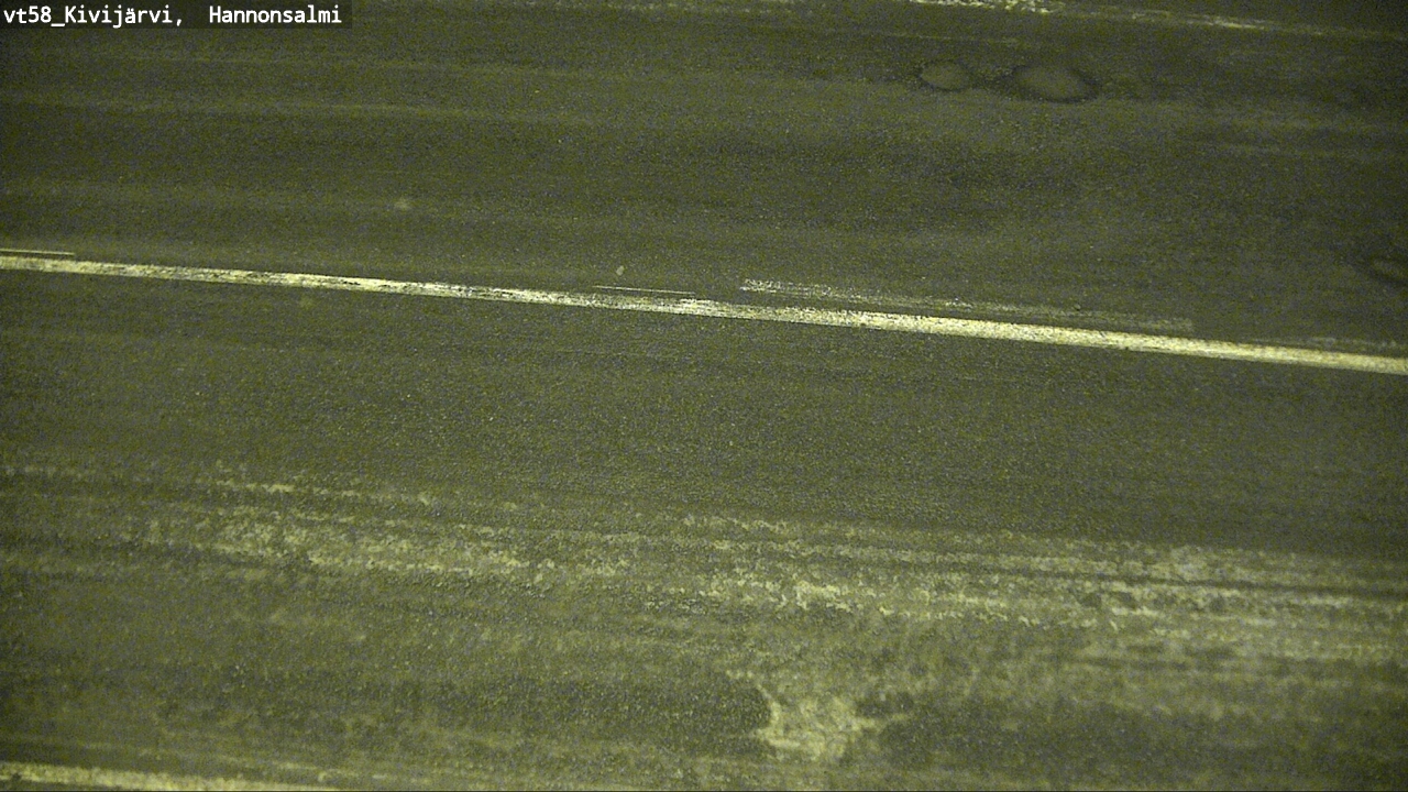 Weather Camera Image Road 58 Kivijärvi, Hannonsalmi, Kivijärvi, Keski-Suomi