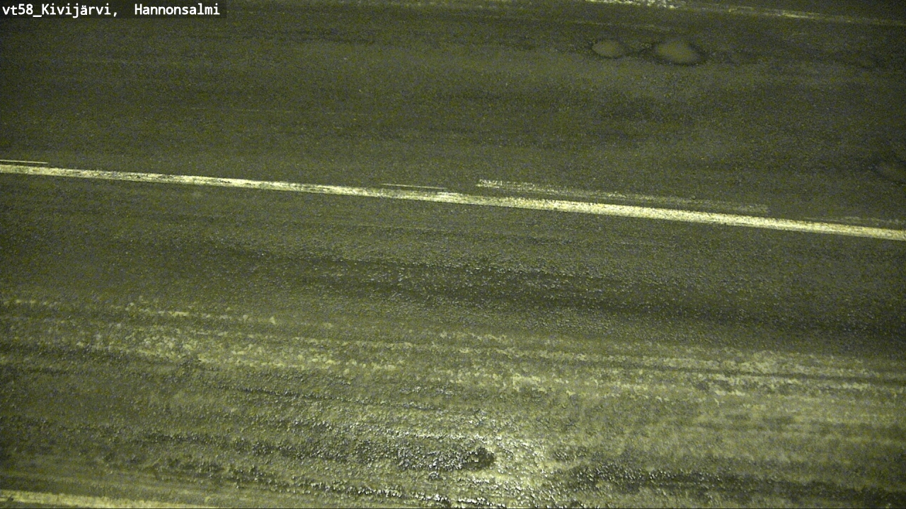 Weather Camera Image Road 58 Kivijärvi, Hannonsalmi, Kivijärvi, Keski-Suomi