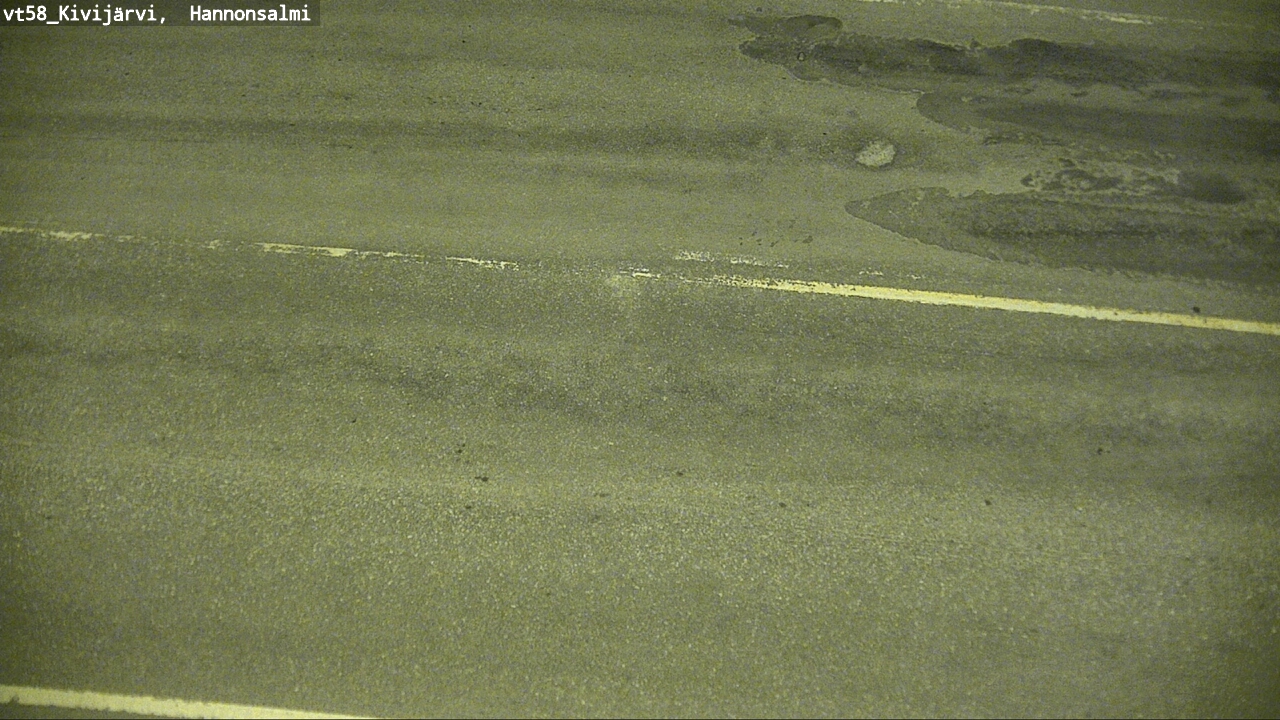 Weather Camera Image Road 58 Kivijärvi, Hannonsalmi, Kivijärvi, Keski-Suomi