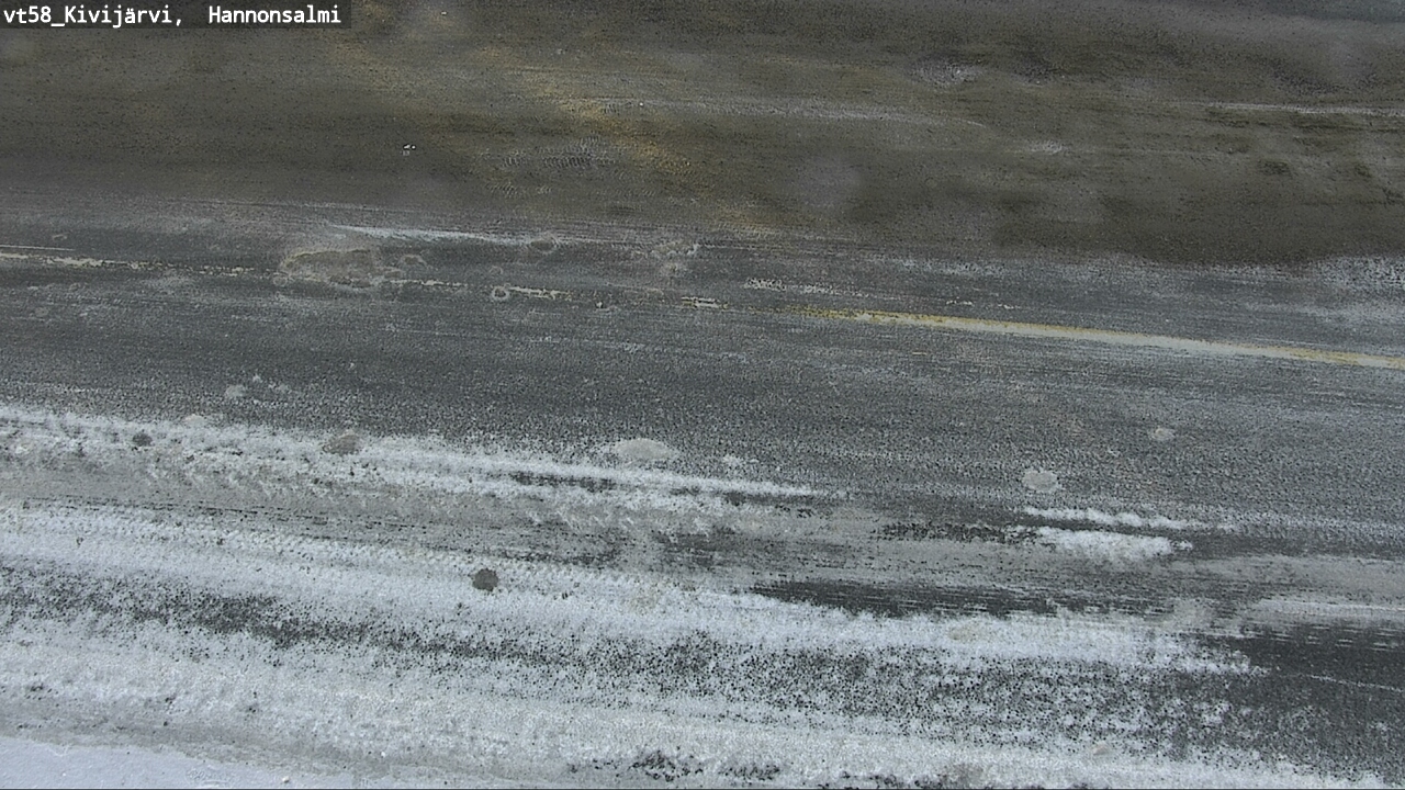 Weather Camera Image Road 58 Kivijärvi, Hannonsalmi, Kivijärvi, Keski-Suomi
