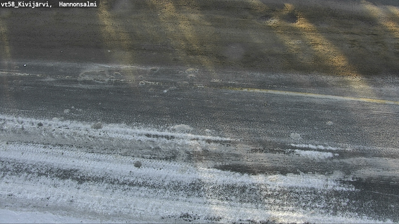 Weather Camera Image Road 58 Kivijärvi, Hannonsalmi, Kivijärvi, Keski-Suomi