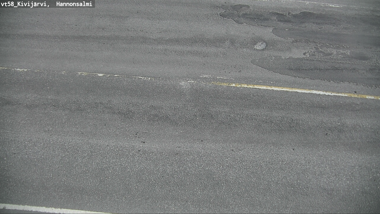 Weather Camera Image Road 58 Kivijärvi, Hannonsalmi, Kivijärvi, Keski-Suomi