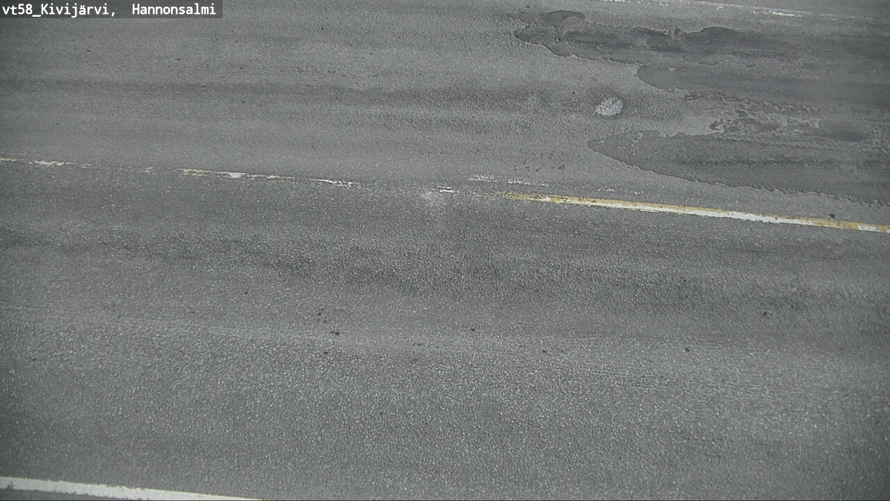 Weather Camera Image Road 58 Kivijärvi, Hannonsalmi, Kivijärvi, Keski-Suomi