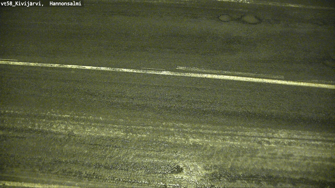 Weather Camera Image Road 58 Kivijärvi, Hannonsalmi, Kivijärvi, Keski-Suomi