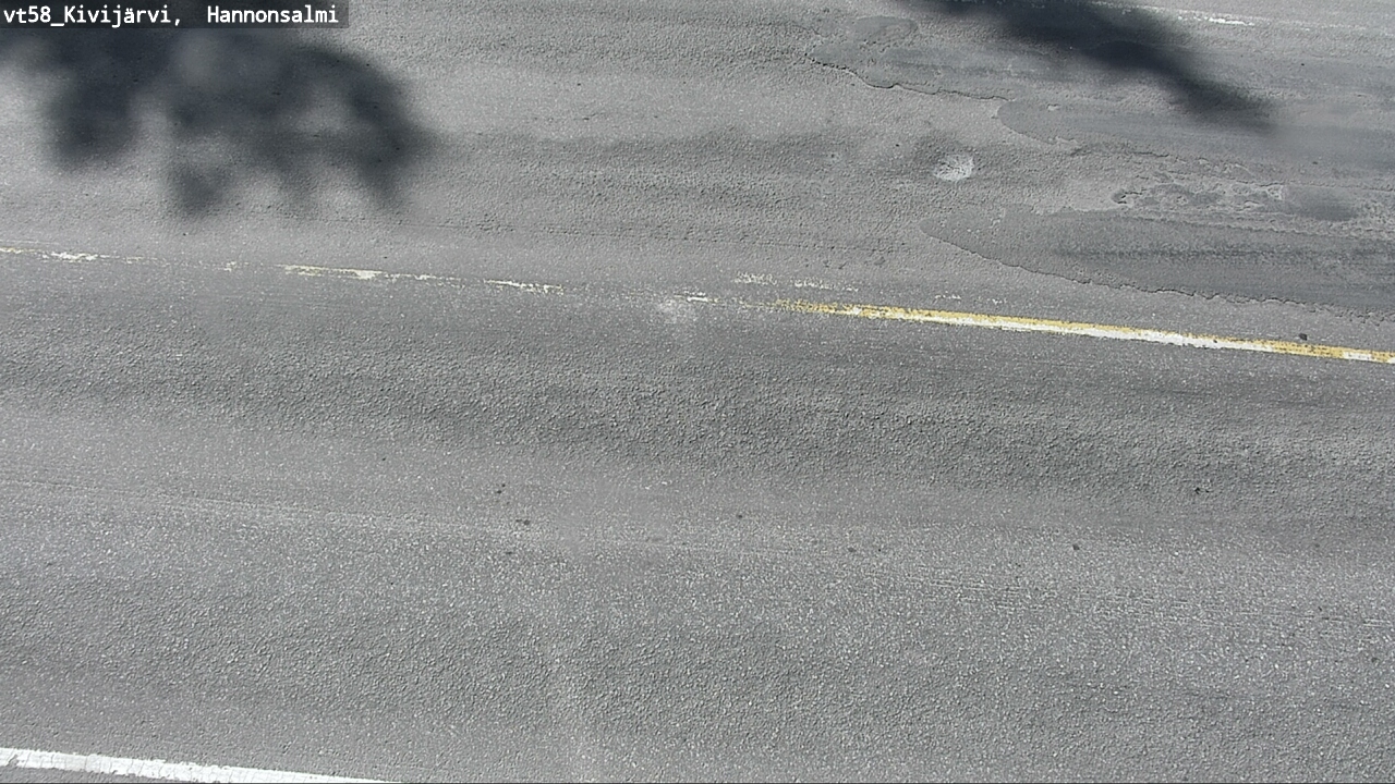 Weather Camera Image Road 58 Kivijärvi, Hannonsalmi, Kivijärvi, Keski-Suomi