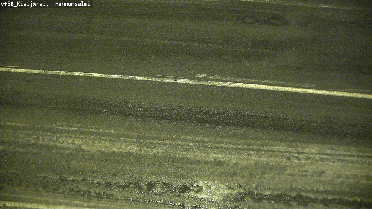 Weather Camera Image Road 58 Kivijärvi, Hannonsalmi, Kivijärvi, Keski-Suomi