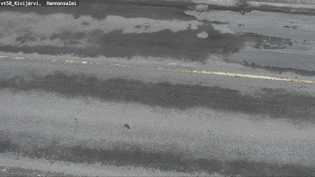 Weather Camera Image Road 58 Kivijärvi, Hannonsalmi, Kivijärvi, Keski-Suomi