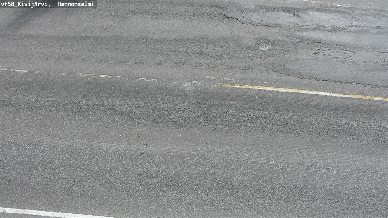 Weather Camera Image Road 58 Kivijärvi, Hannonsalmi, Kivijärvi, Keski-Suomi