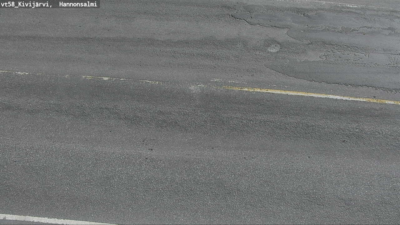 Weather Camera Image Road 58 Kivijärvi, Hannonsalmi, Kivijärvi, Keski-Suomi