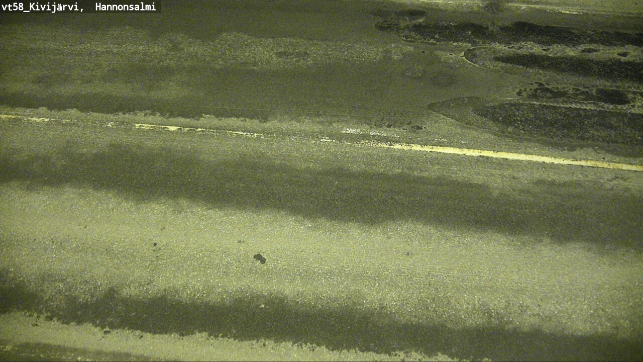 Weather Camera Image Road 58 Kivijärvi, Hannonsalmi, Kivijärvi, Keski-Suomi