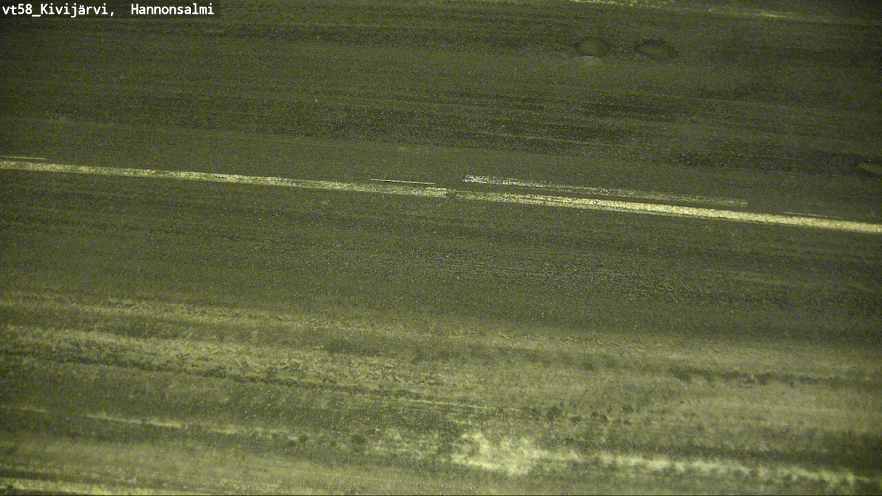Weather Camera Image Road 58 Kivijärvi, Hannonsalmi, Kivijärvi, Keski-Suomi