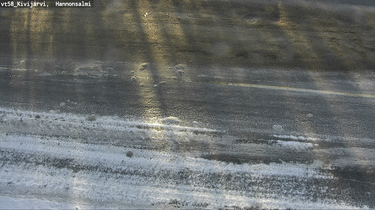 Weather Camera Image Road 58 Kivijärvi, Hannonsalmi, Kivijärvi, Keski-Suomi