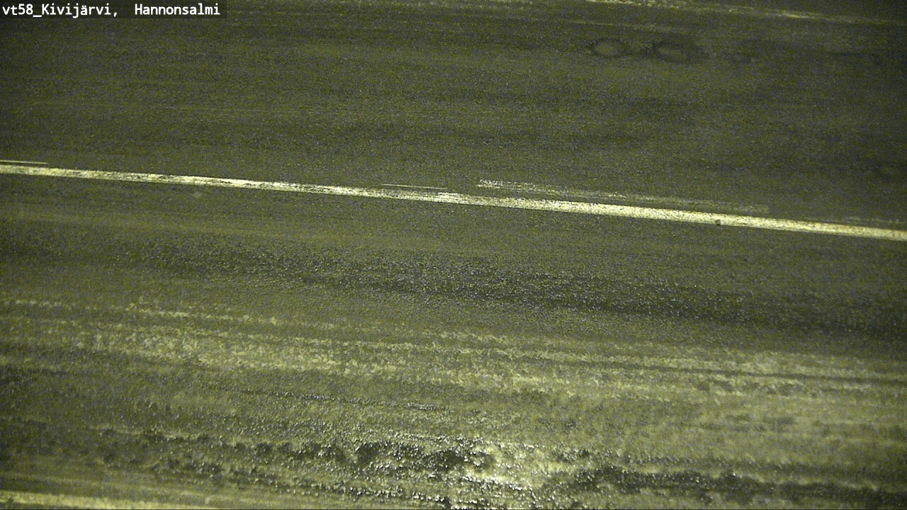 Weather Camera Image Road 58 Kivijärvi, Hannonsalmi, Kivijärvi, Keski-Suomi