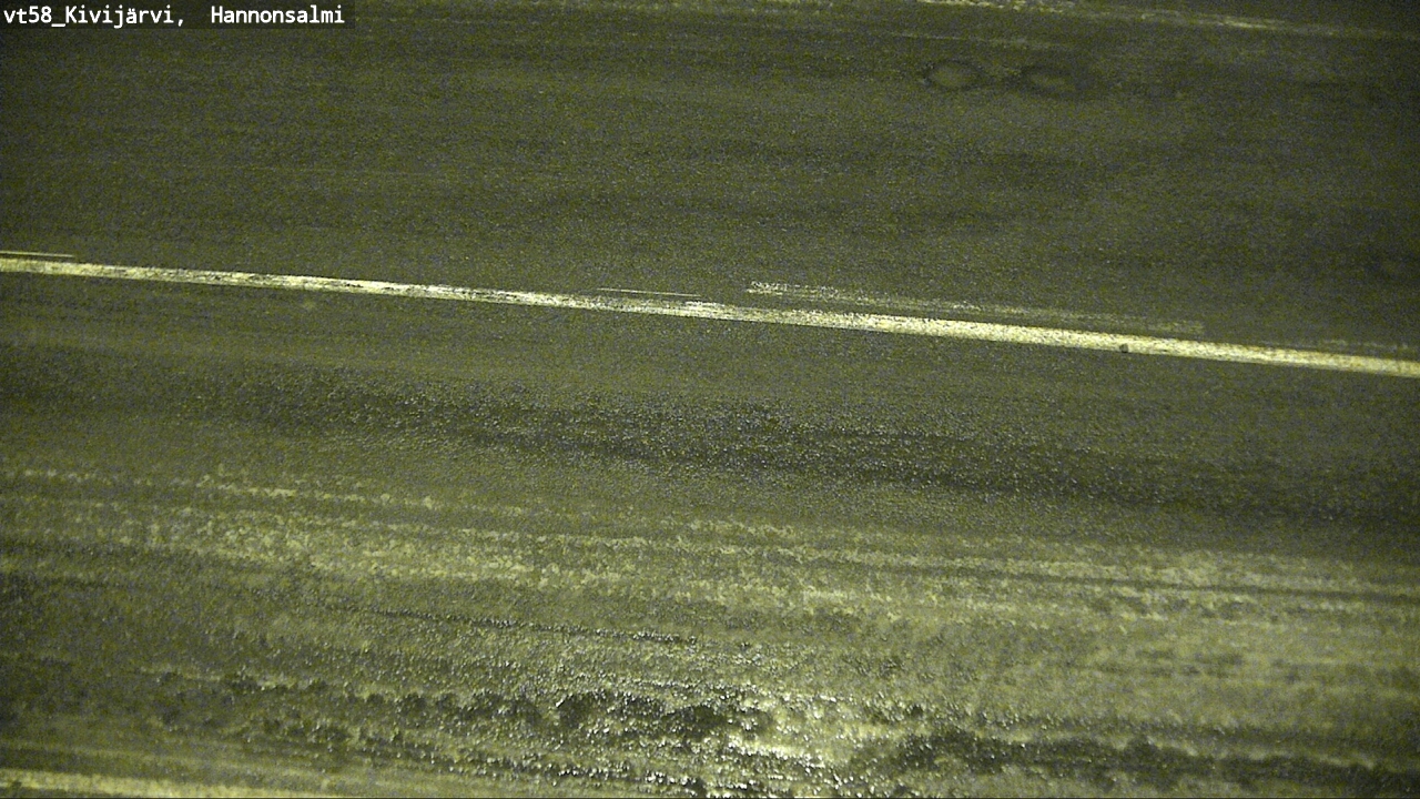 Weather Camera Image Road 58 Kivijärvi, Hannonsalmi, Kivijärvi, Keski-Suomi