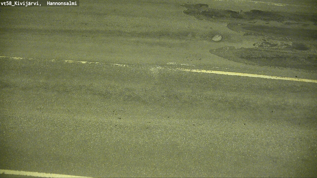 Weather Camera Image Road 58 Kivijärvi, Hannonsalmi, Kivijärvi, Keski-Suomi