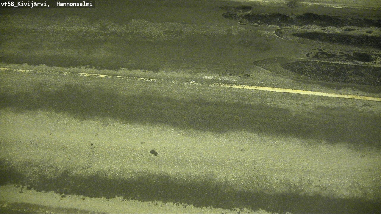 Weather Camera Image Road 58 Kivijärvi, Hannonsalmi, Kivijärvi, Keski-Suomi