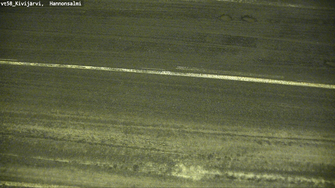 Weather Camera Image Road 58 Kivijärvi, Hannonsalmi, Kivijärvi, Keski-Suomi