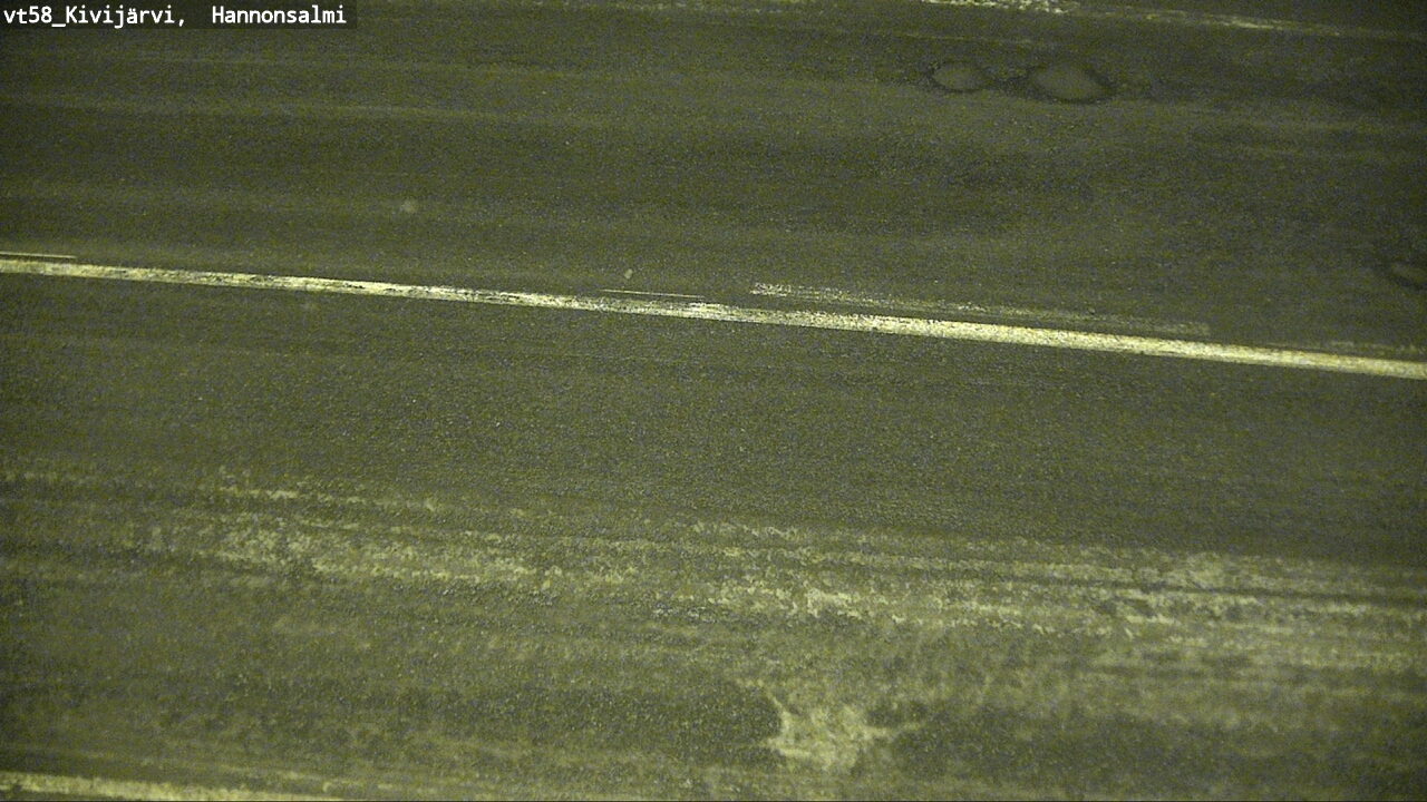 Weather Camera Image Road 58 Kivijärvi, Hannonsalmi, Kivijärvi, Keski-Suomi