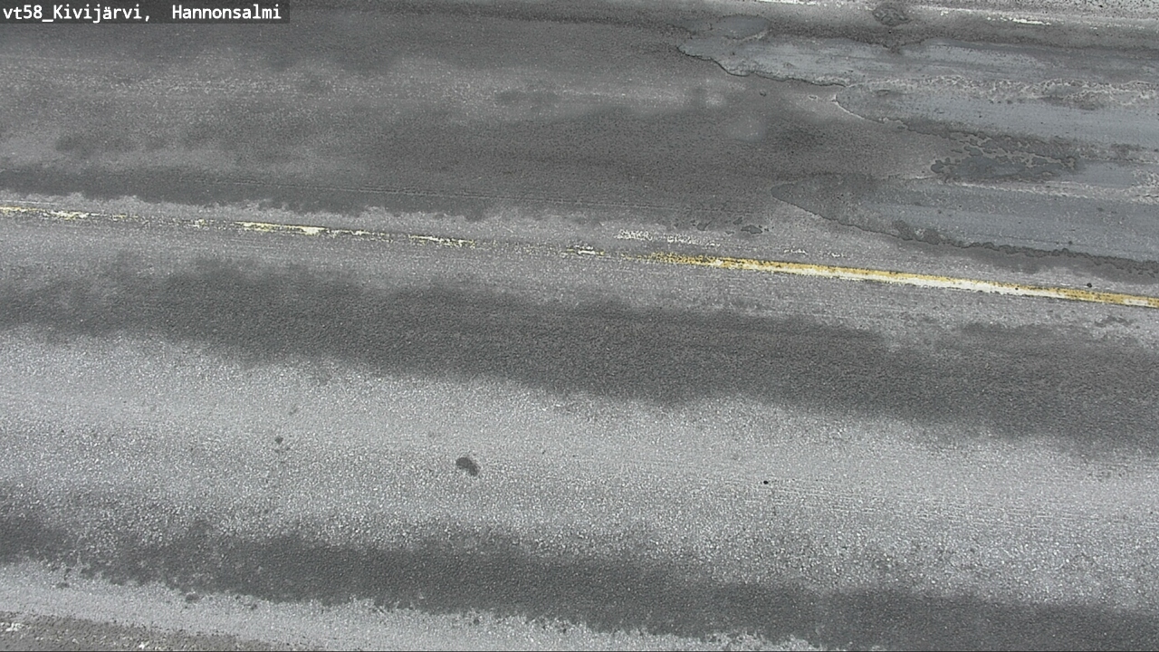 Weather Camera Image Road 58 Kivijärvi, Hannonsalmi, Kivijärvi, Keski-Suomi