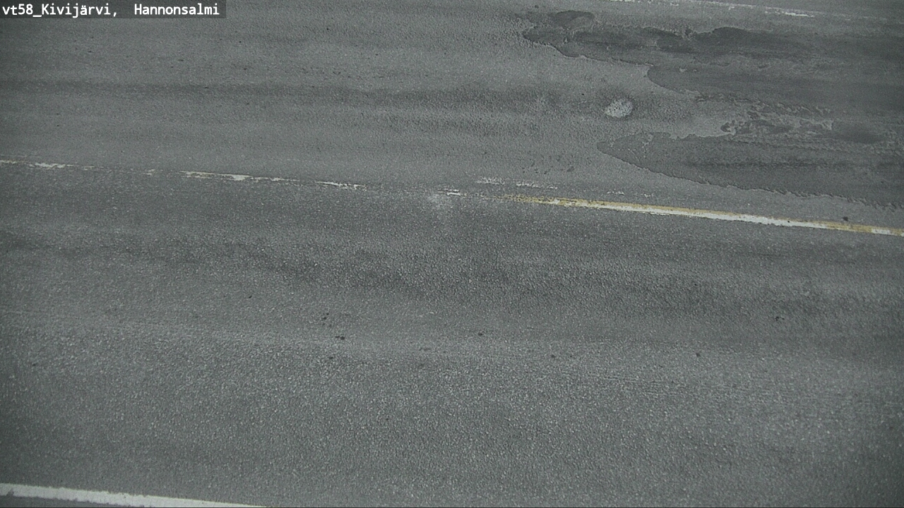 Weather Camera Image Road 58 Kivijärvi, Hannonsalmi, Kivijärvi, Keski-Suomi