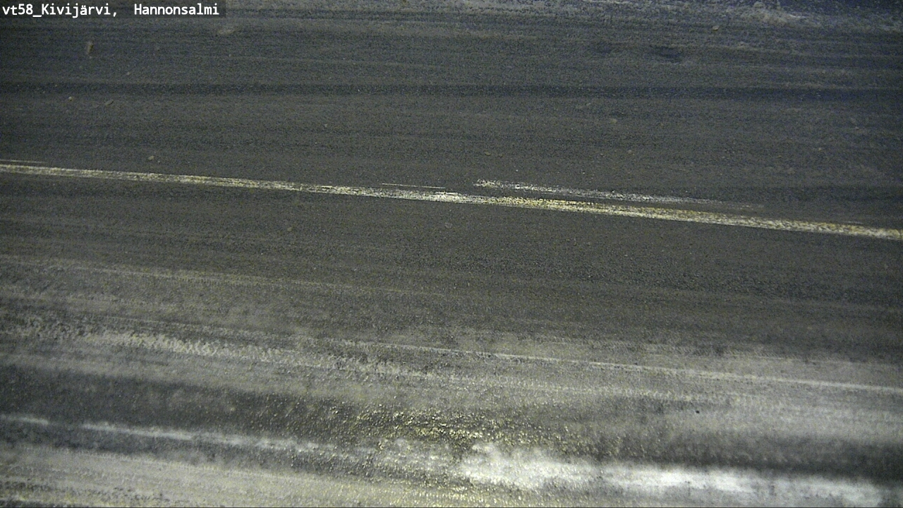 Weather Camera Image Road 58 Kivijärvi, Hannonsalmi, Kivijärvi, Keski-Suomi