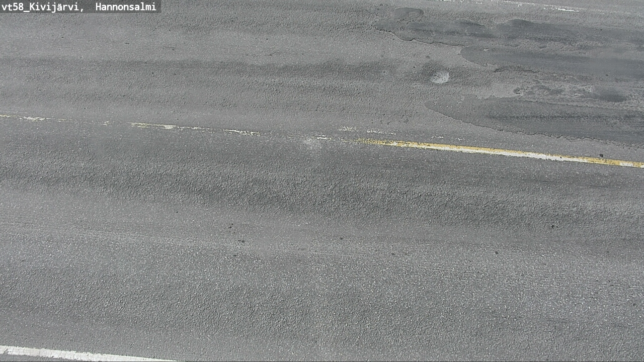 Weather Camera Image Road 58 Kivijärvi, Hannonsalmi, Kivijärvi, Keski-Suomi