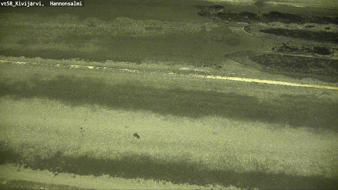 Weather Camera Image Road 58 Kivijärvi, Hannonsalmi, Kivijärvi, Keski-Suomi