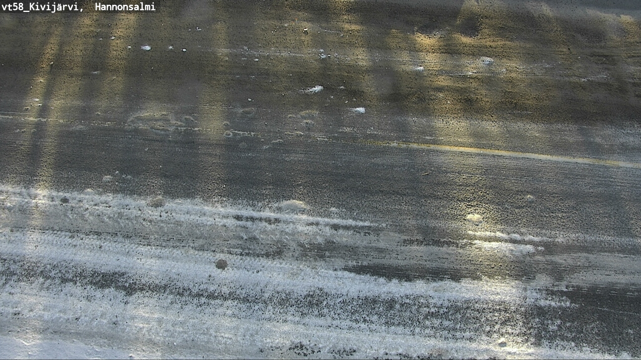 Weather Camera Image Road 58 Kivijärvi, Hannonsalmi, Kivijärvi, Keski-Suomi